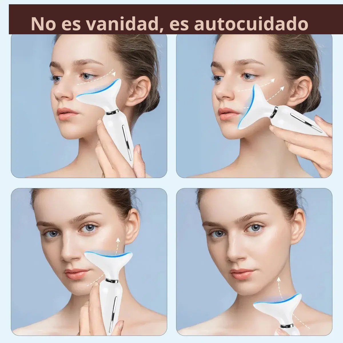 Masajeador Facial Antiedad LED