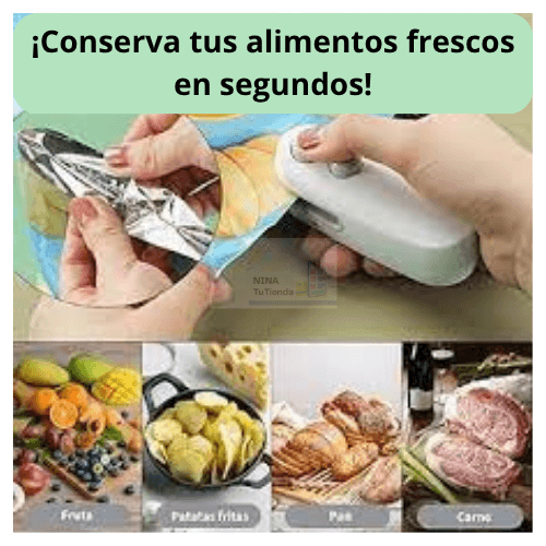 Mini Sellador Recargable – Di adiós al desperdicio