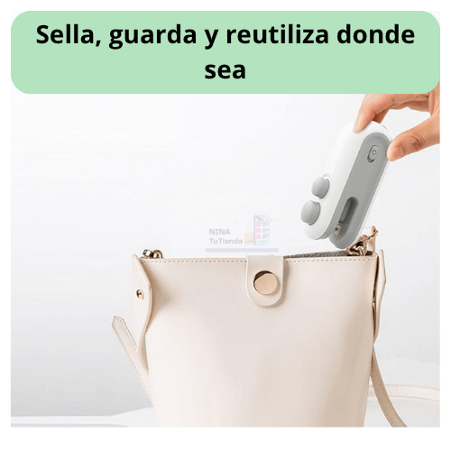 Mini Sellador Recargable – Di adiós al desperdicio