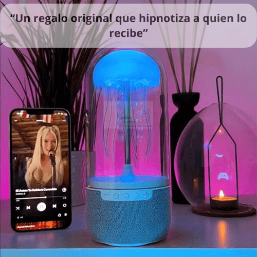 JellFish Lámpara Medusa Parlante – Relájate en segundos cada noche
