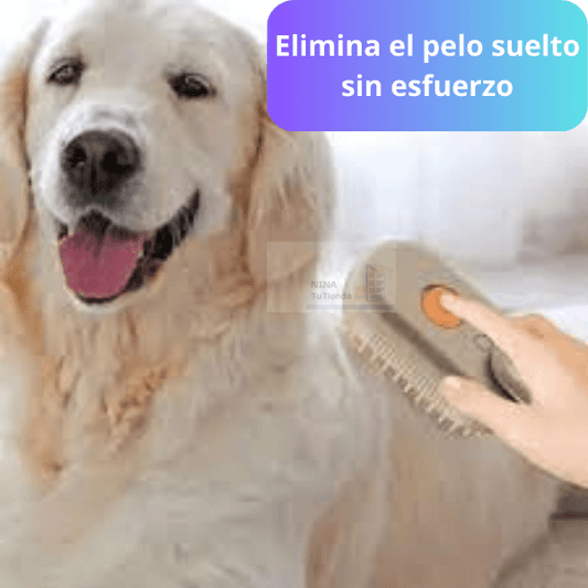 Cepillo de Vapor para Mascotas - Limpieza sin esfuerzo, brillo al instante
