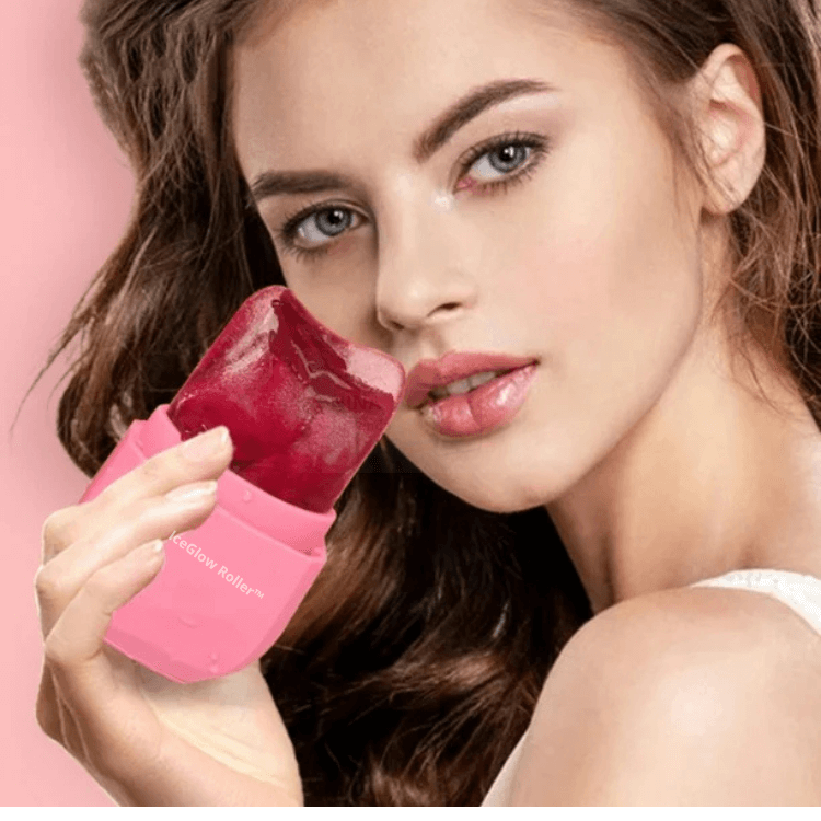 IceGlow Roller™ - Masajeador Facial Silicona Rodillo Hielo