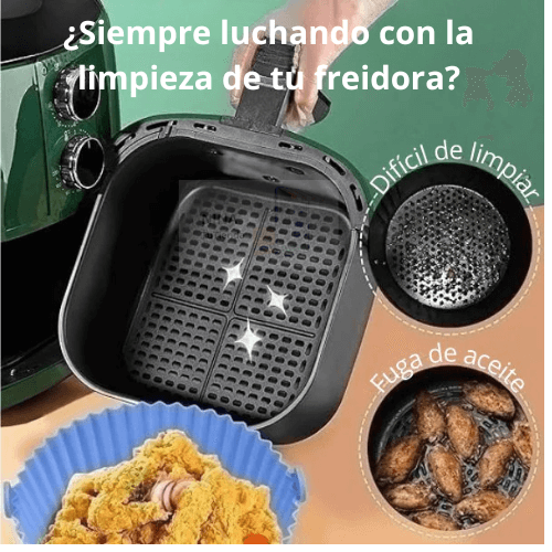 Air Fryer Baking Molds™ - Kit de 6 Moldes de Silicona para Freidora